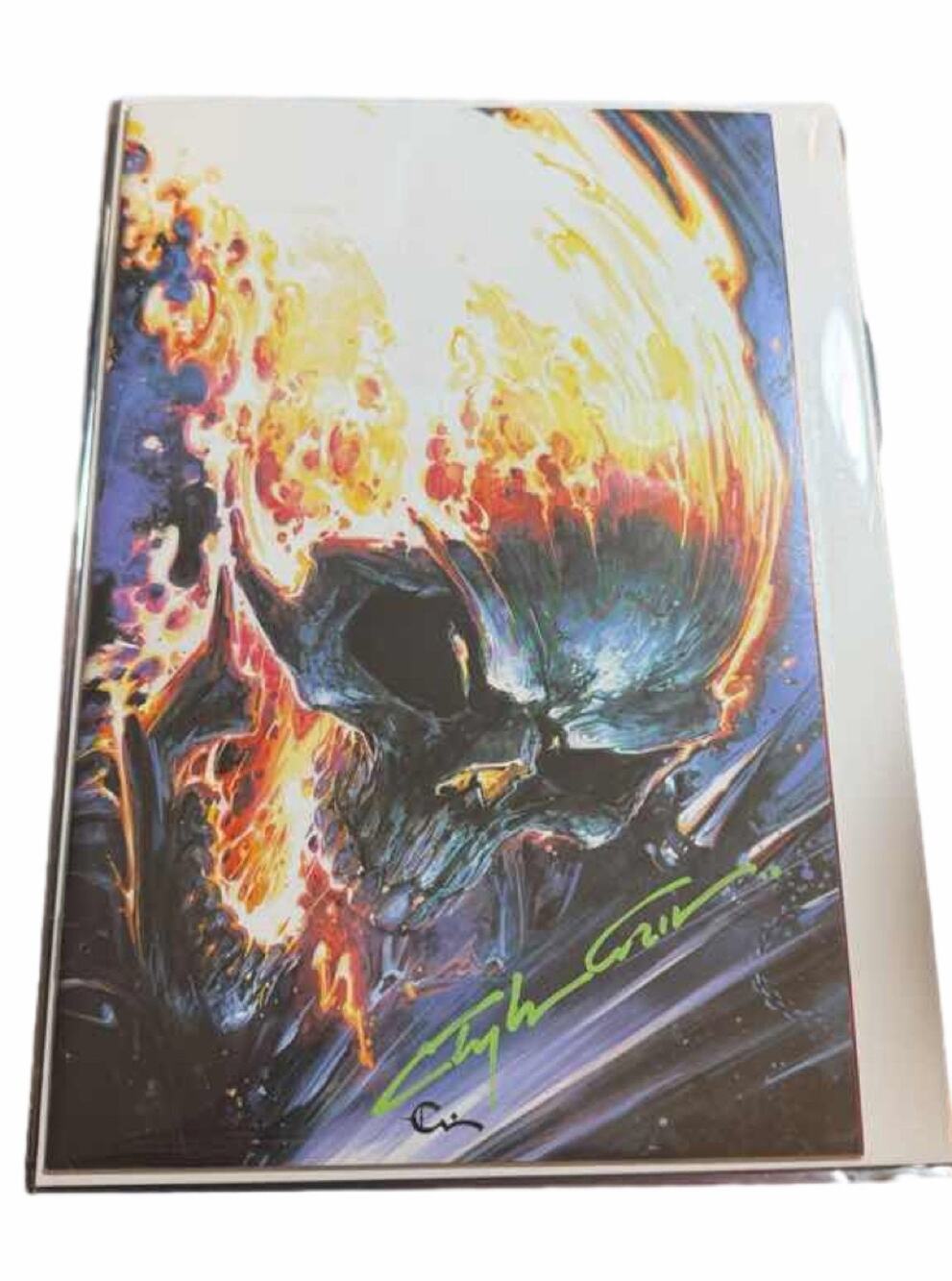 Spirits of Vengeance Clayton Crain Signed Virgin Variant with COA